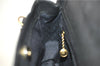 Authentic GUCCI Bamboo 2way Hand Shoulder Bag Purse Suede Leather Black 9291D