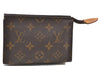 Auth Louis Vuitton Monogram Poche Toilette 15 Cosmetics Pouch M47546 LV 9295C