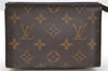 Auth Louis Vuitton Monogram Poche Toilette 15 Cosmetics Pouch M47546 LV 9295C