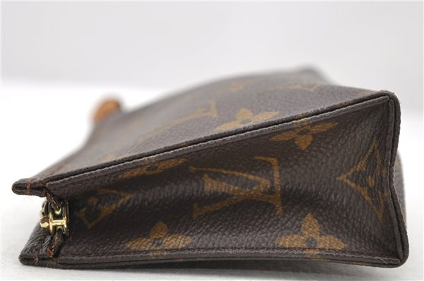 Auth Louis Vuitton Monogram Poche Toilette 15 Cosmetics Pouch M47546 LV 9295C