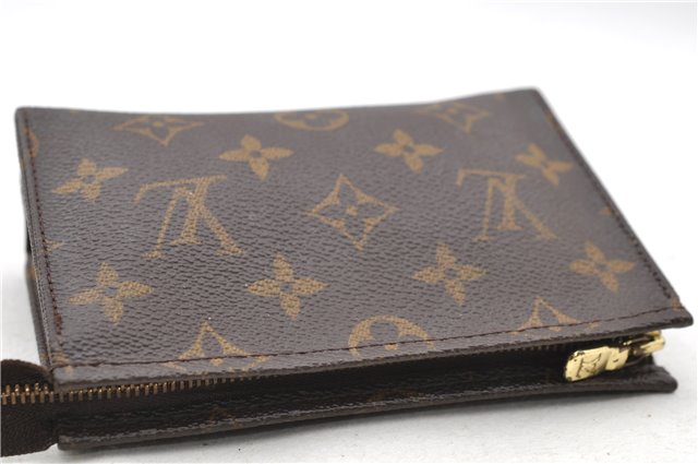 Auth Louis Vuitton Monogram Poche Toilette 15 Cosmetics Pouch M47546 LV 9295C