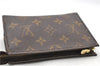 Auth Louis Vuitton Monogram Poche Toilette 15 Cosmetics Pouch M47546 LV 9295C