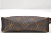 Auth Louis Vuitton Monogram Poche Toilette 15 Cosmetics Pouch M47546 LV 9295C