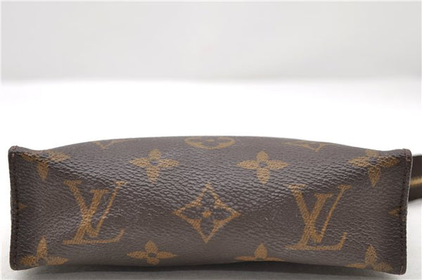 Auth Louis Vuitton Monogram Poche Toilette 15 Cosmetics Pouch M47546 LV 9295C