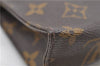 Auth Louis Vuitton Monogram Poche Toilette 15 Cosmetics Pouch M47546 LV 9295C