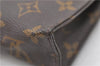 Auth Louis Vuitton Monogram Poche Toilette 15 Cosmetics Pouch M47546 LV 9295C