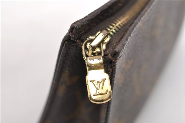 Auth Louis Vuitton Monogram Poche Toilette 15 Cosmetics Pouch M47546 LV 9295C
