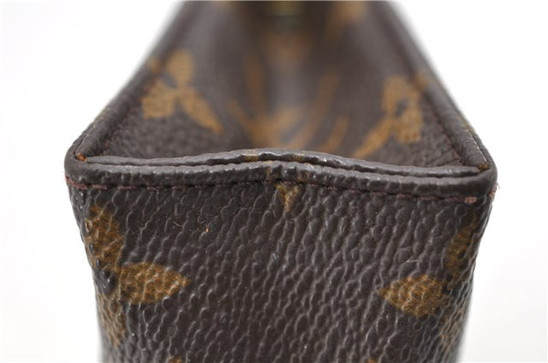 Auth Louis Vuitton Monogram Poche Toilette 15 Cosmetics Pouch M47546 LV 9295C