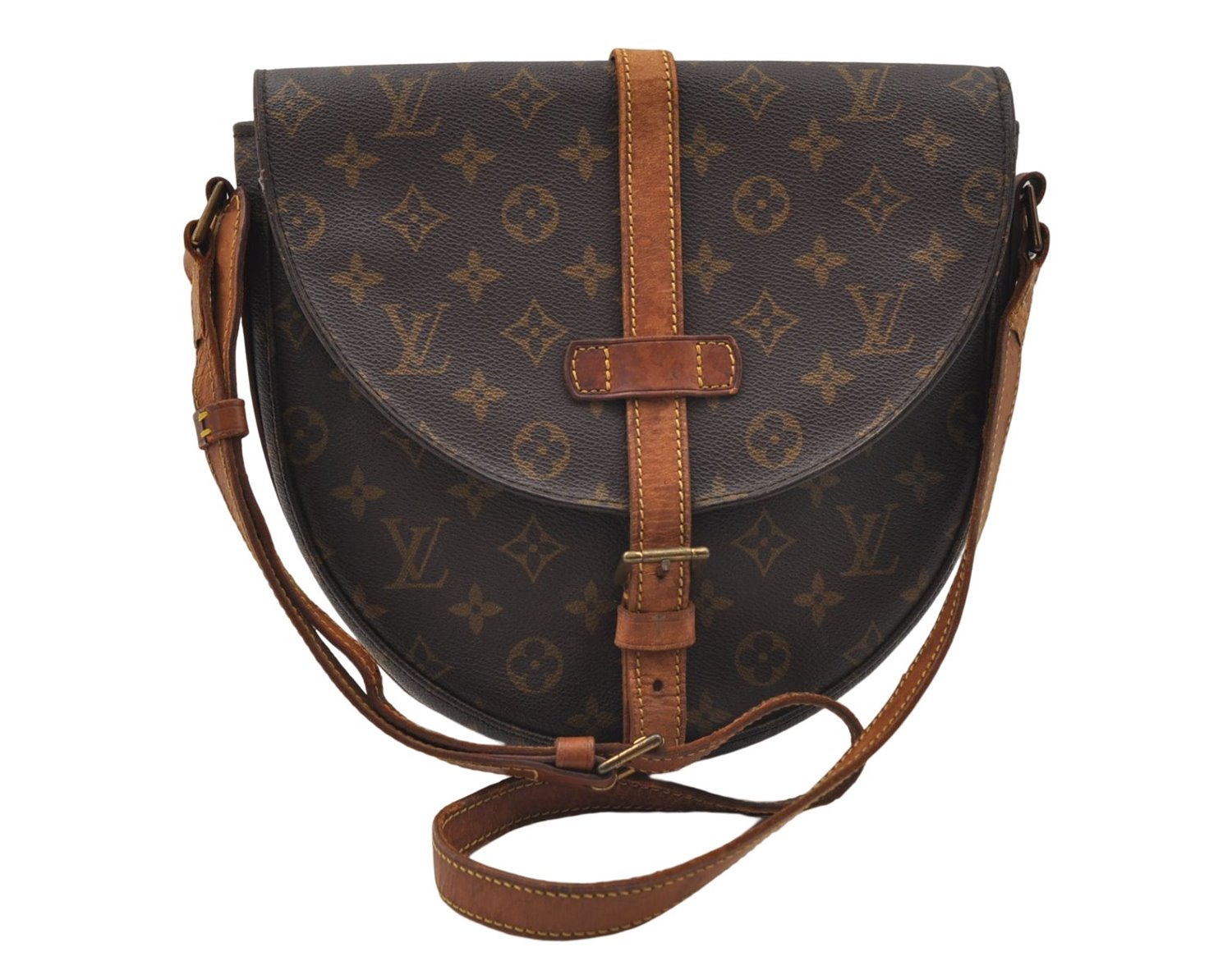 Auth Louis Vuitton Monogram Chantilly GM Shoulder Cross Body Bag M51232 LV 9295D