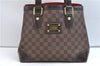Authentic Louis Vuitton Damier Hampstead PM Shoulder Tote Bag N51205 LV 9295E