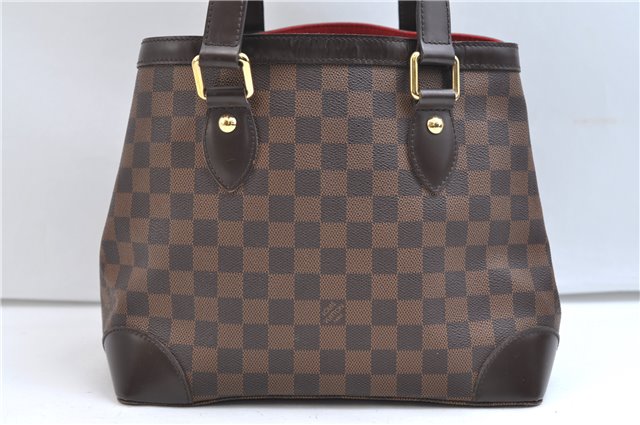 Authentic Louis Vuitton Damier Hampstead PM Shoulder Tote Bag N51205 LV 9295E