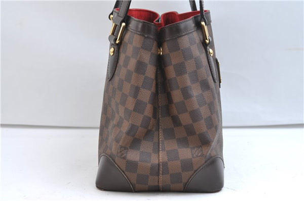 Authentic Louis Vuitton Damier Hampstead PM Shoulder Tote Bag N51205 LV 9295E