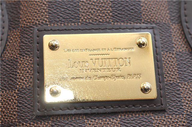 Authentic Louis Vuitton Damier Hampstead PM Shoulder Tote Bag N51205 LV 9295E