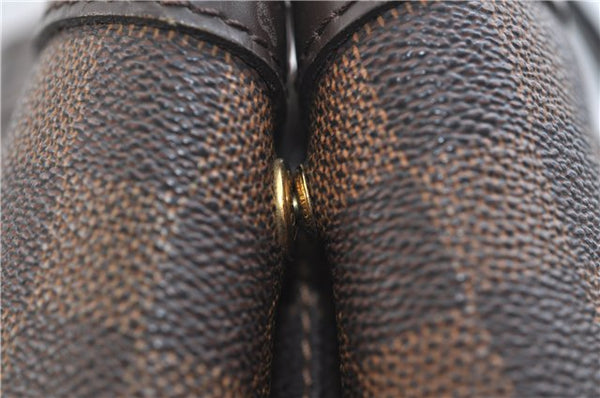 Authentic Louis Vuitton Damier Hampstead PM Shoulder Tote Bag N51205 LV 9295E