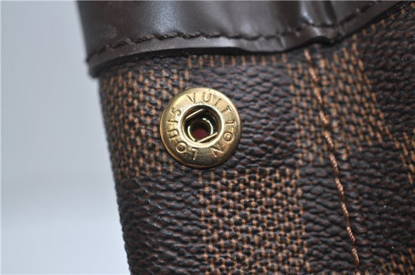 Authentic Louis Vuitton Damier Hampstead PM Shoulder Tote Bag N51205 LV 9295E