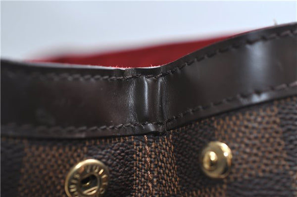 Authentic Louis Vuitton Damier Hampstead PM Shoulder Tote Bag N51205 LV 9295E