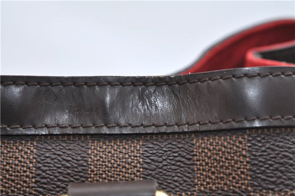 Authentic Louis Vuitton Damier Hampstead PM Shoulder Tote Bag N51205 LV 9295E