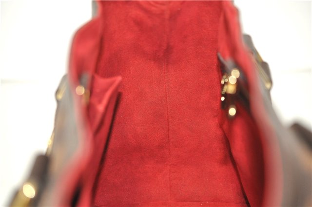 Authentic Louis Vuitton Damier Hampstead PM Shoulder Tote Bag N51205 LV 9295E