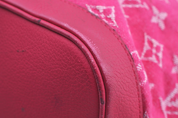 Auth Louis Vuitton Monogram Denim Noefull MM 2Way Hand Bag M40870 Pink 9295G