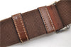 Authentic PRADA Canvas Leather Shoulder Cross Body Bag Purse Brown 9296D