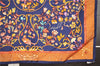 Authentic HERMES Carre 90 Scarf "PIERRES d'ORIENT et d'OCCIDENT" Silk Blue 9296F