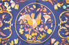 Authentic HERMES Carre 90 Scarf "PIERRES d'ORIENT et d'OCCIDENT" Silk Blue 9296F