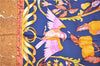 Authentic HERMES Carre 90 Scarf "PIERRES d'ORIENT et d'OCCIDENT" Silk Blue 9296F