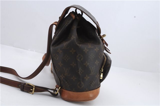 Authentic Louis Vuitton Monogram Montsouris MM Backpack M51136 LV 9297C