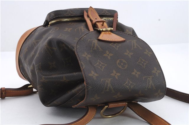 Authentic Louis Vuitton Monogram Montsouris MM Backpack M51136 LV 9297C