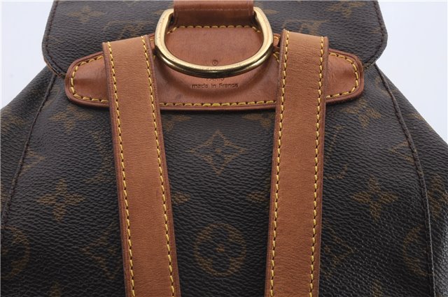 Authentic Louis Vuitton Monogram Montsouris MM Backpack M51136 LV 9297C
