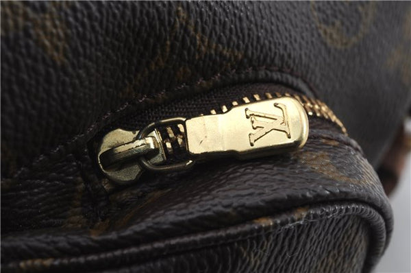 Authentic Louis Vuitton Monogram Montsouris MM Backpack M51136 LV 9297C