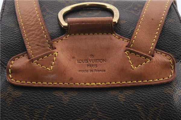 Authentic Louis Vuitton Monogram Montsouris MM Backpack M51136 LV 9297C