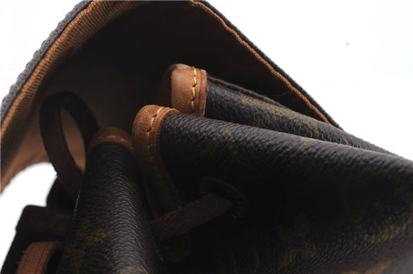 Authentic Louis Vuitton Monogram Montsouris MM Backpack M51136 LV 9297C