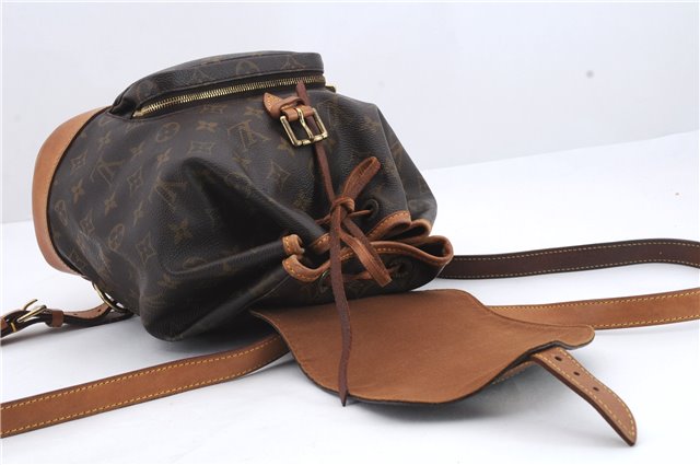 Authentic Louis Vuitton Monogram Montsouris MM Backpack M51136 LV 9297C