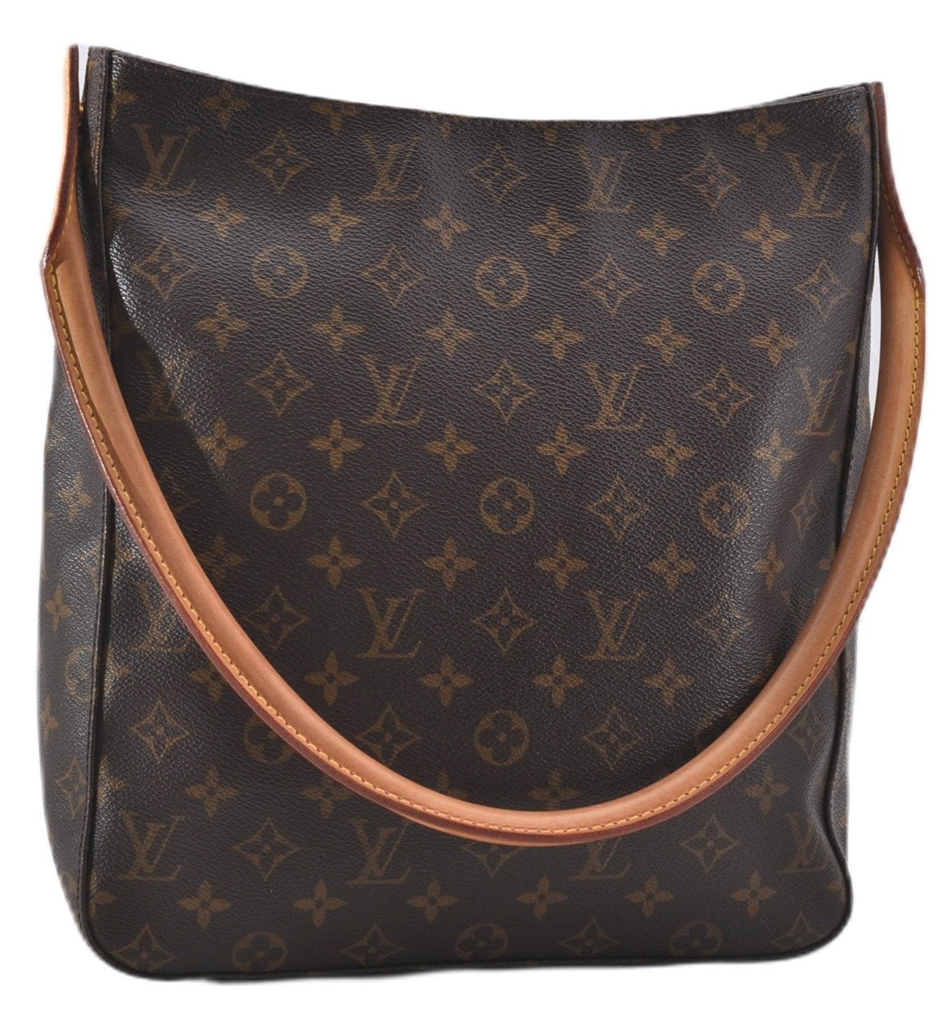 Authentic Louis Vuitton Monogram Looping GM Shoulder Bag M51145 LV 9297E