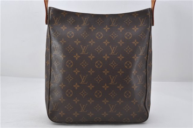 Authentic Louis Vuitton Monogram Looping GM Shoulder Bag M51145 LV 9297E