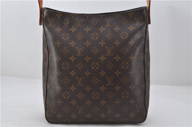 Authentic Louis Vuitton Monogram Looping GM Shoulder Bag M51145 LV 9297E
