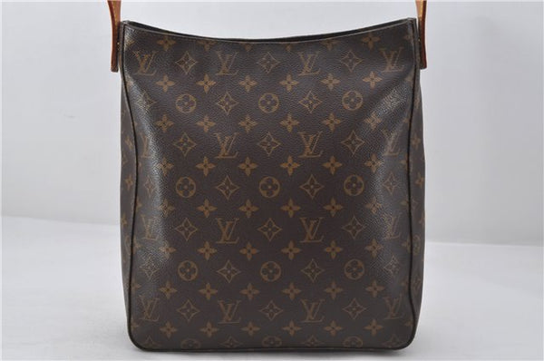 Authentic Louis Vuitton Monogram Looping GM Shoulder Bag M51145 LV 9297E