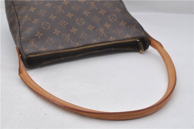 Authentic Louis Vuitton Monogram Looping GM Shoulder Bag M51145 LV 9297E