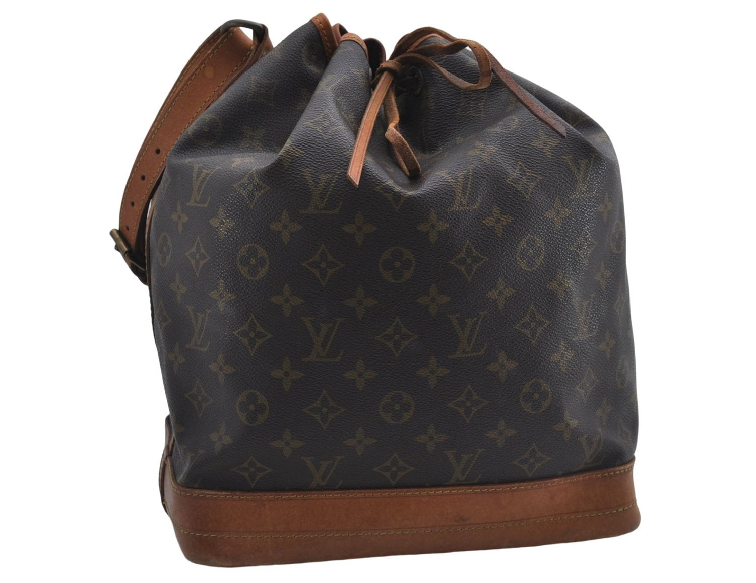 Authentic Louis Vuitton Monogram Noe Shoulder Bag M42224 LV 9299D