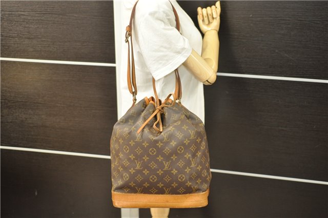 Authentic Louis Vuitton Monogram Noe Shoulder Bag M42224 LV 9299D