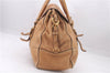 Authentic PRADA CERVO Leather 2Way Shoulder Hand Tote Bag BN1190 Beige 9299E