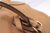 Authentic PRADA CERVO Leather 2Way Shoulder Hand Tote Bag BN1190 Beige 9299E