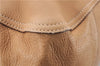 Authentic PRADA CERVO Leather 2Way Shoulder Hand Tote Bag BN1190 Beige 9299E