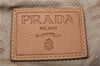 Authentic PRADA CERVO Leather 2Way Shoulder Hand Tote Bag BN1190 Beige 9299E