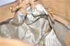 Authentic PRADA CERVO Leather 2Way Shoulder Hand Tote Bag BN1190 Beige 9299E