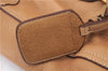 Authentic PRADA CERVO Leather 2Way Shoulder Hand Tote Bag BN1190 Beige 9299E