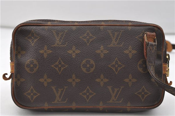 Auth Louis Vuitton Monogram Marly Bandouliere Shoulder Cross Bag M51828 LV 9301D