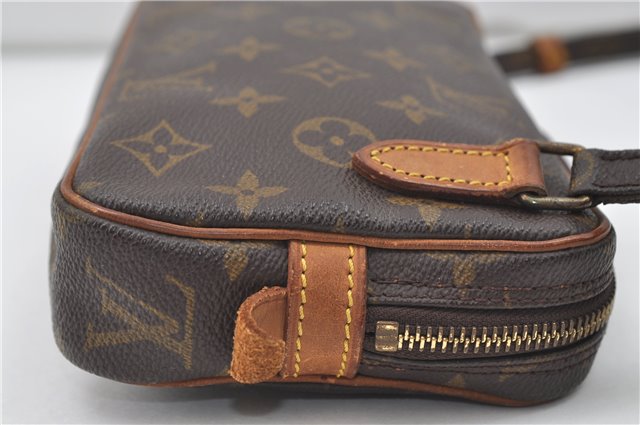 Auth Louis Vuitton Monogram Marly Bandouliere Shoulder Cross Bag M51828 LV 9301D
