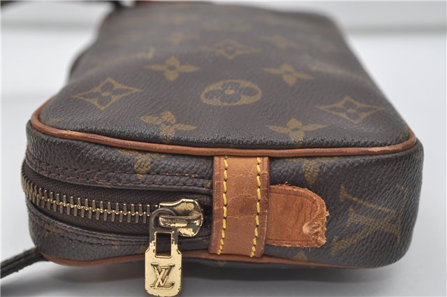 Auth Louis Vuitton Monogram Marly Bandouliere Shoulder Cross Bag M51828 LV 9301D